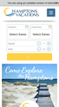 Mobile Screenshot of hamptonsvacations.com